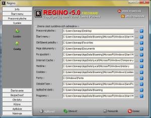 Regino 5.0 - náhled