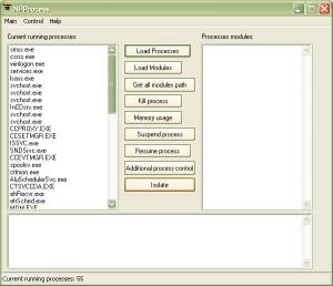 NPProcess 1.0 - náhled