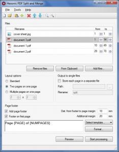 Hexonic PDF Split and Merge 1.0.3 - náhled