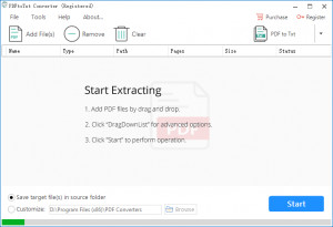 PDFtoTxt Converter - náhled