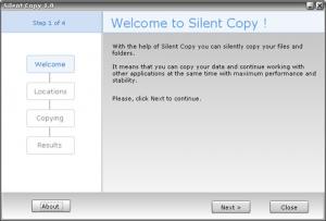 Silent Copy 1.0 - náhled