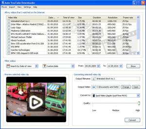 Auto YouTube Downloader 1.21 - náhled