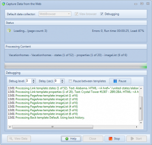 Visual Web Ripper 2.126.11 - náhled