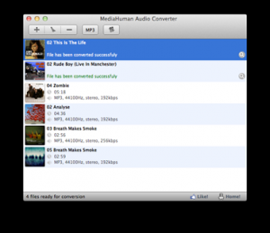 MediaHuman Audio Converter 1.9.5.1 - náhled