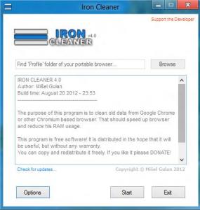 IronCleaner 4.1 - náhled