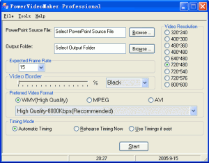 PowerVideoMaker Professional 4.2.6 - náhled