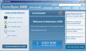 RadarSync 2009 - náhled