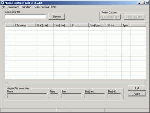 Munge Explorer Tool 1.3.5.13 - náhled