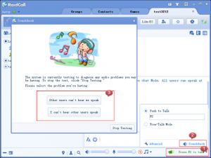 Raidcall 7.3.6 - náhled