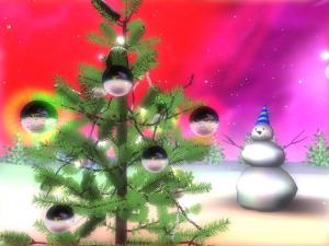 3D Christmas Space Screensaver 1.5 - náhled