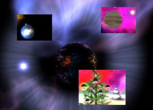 3D Christmas Space Screensaver 1.5 - náhled
