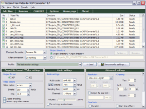 Pazera Free Video to 3GP Converter 1.2 - náhled
