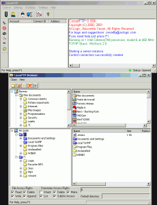 CesarFTP 0.99g - náhled