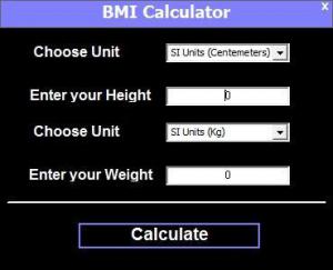 BMI Calculator 1.0 - náhled