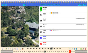 Stolní kalendář - náhled