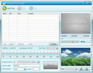 GiliSoft Movie DVD Creator 3.1 - náhled