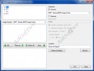 All Image Batch Convert And ReName 1.0 - náhled