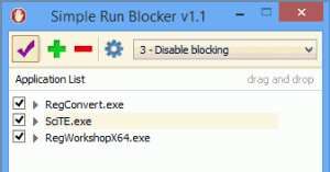 Simple Run Blocker 1.1 - náhled