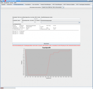 JDiveLog 2.8 - náhled