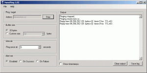 NanoPing 1.02 - náhled