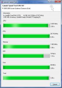 Lamark Speed Test 0.95.167 - náhled