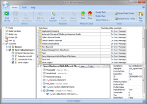 G-Lock Email Processor 3.6.2 - náhled