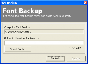 Font Install & Backup - náhled