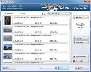 Ashampoo Photo Converter 2.0.0 - náhled