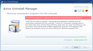 Ainvo Uninstall Manager 2.3.2.351 - náhled