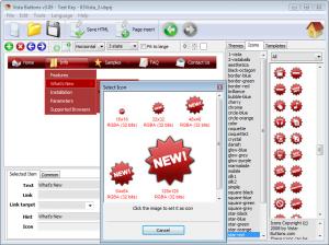 Vista Buttons 5.7 - náhled