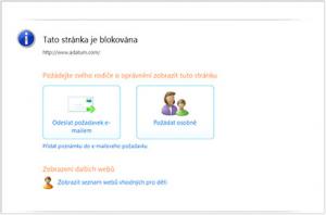 Windows Live - Zabezpečení rodiny - náhled