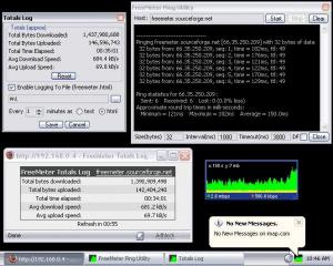 FreeMeter Bandwidth Monitor 1.4.2710 - náhled