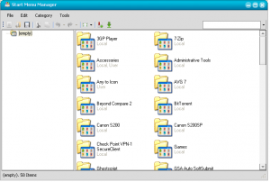Start Menu Manager - náhled