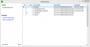 nxtKeepSync 1.2.0.0 - náhled