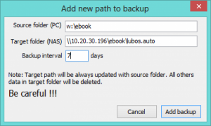 nxtKeepSync 1.2.0.0 - náhled