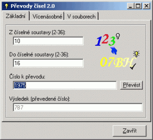 Převody čísel 2.0 - náhled