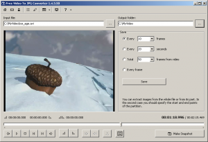 Free Video to JPG Converter 5.0.101.201 - náhled