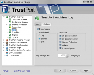 TrustPort Internet Security 2017 17.0.6.7160 - náhled
