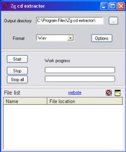 Zg cd extractor 1.01 - náhled