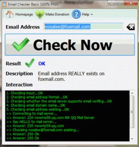 Email Checker Basic 1.0 - náhled