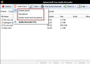 Apowersoft Free Online Audio Recorder 3.3.5 - náhled