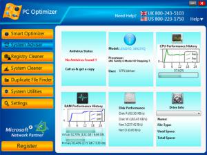 PC Optimizer 2.0 - náhled