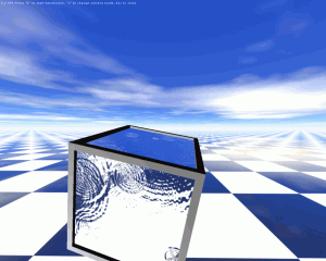 WaterCube3D Screensaver - náhled