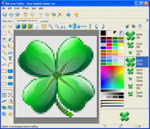 Sib Icon Editor 5.15 - náhled