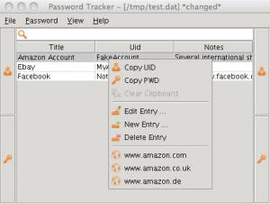 Password Tracker 1.4 - náhled