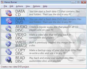 Hanso Burner 1.8.0.0 - náhled