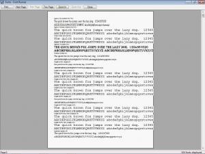 Font Runner 3.2.3.157 - náhled