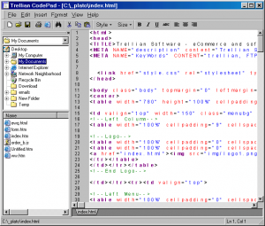Trellian InternetStudio - náhled