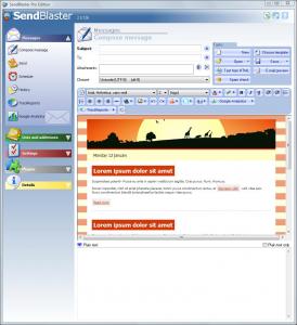 SendBlaster 2.0.127 - náhled