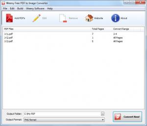 Weeny Free PDF to Image Converter 1.3 - náhled